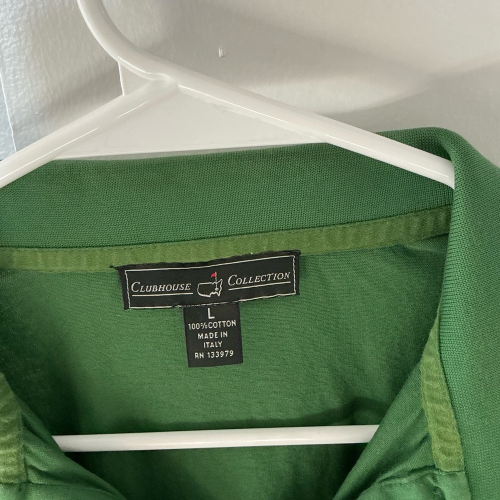 Masters Green Polo Shirt with Embroidered Logo - Picture 3 of 3